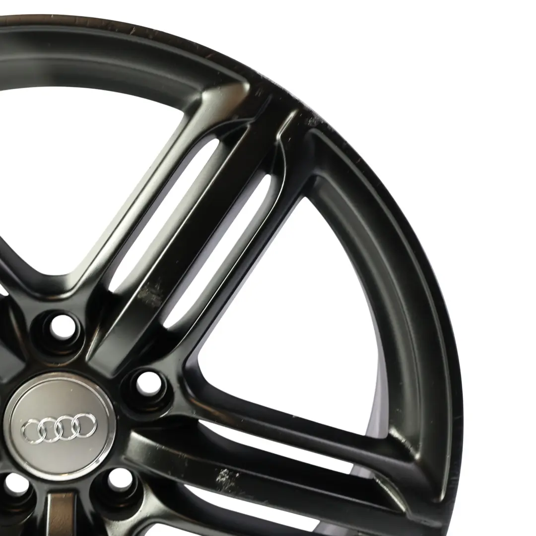 Audi A3 8P Jante Alliage Noir Rayons Étoile 18" 7,5J ET:54 - SKU 8P0601025DQ-BLK2 - Numéro de pièce 8P0601025DQ