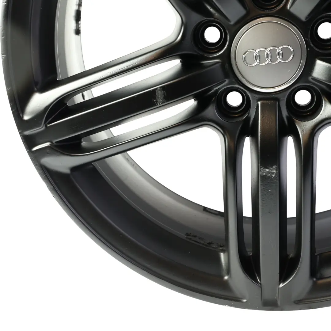 Audi A3 8P Llanta Aleación Negra Radios Estrella 18" 7,5J ET:54 - SKU 8P0601025DQ-BLK2 - Número de pieza 8P0601025DQ