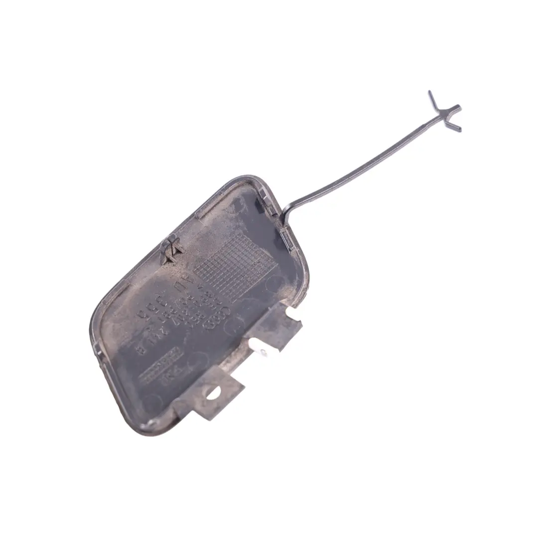 Audi A3 8P Tapa Gancho Remolque Parachoques Delantero Negro Y9B - SKU 8P0807241B-BBL - Número de pieza 8P0807241B