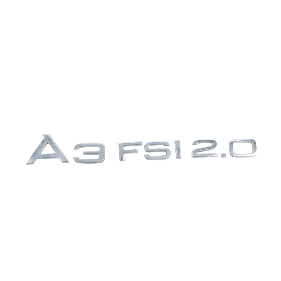 Heckklappe Emblem Logo A3 2.0 FSI für Audi A3 8P mit Teilenummer 8P0853741 Audi A3 8P Heckklappe Emblem Logo A3 2.0 FSI - SKU 8P0853741-1 - Teilenummer 8P0853741