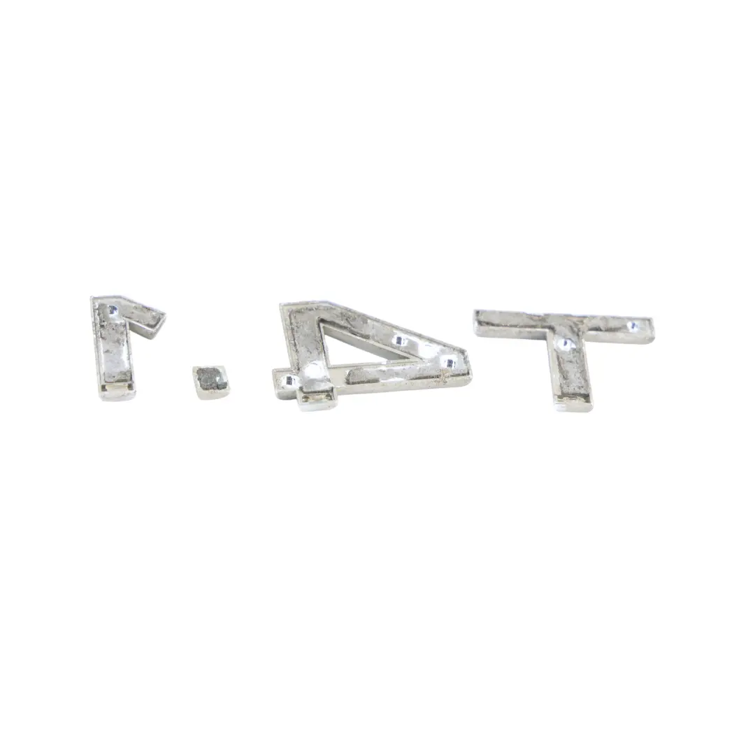 Emblemat Klapy Bagażnika Chrom 1.4T Napis do Audi A3 S3 8P A3 8V o numerze 8P0853743H Audi A3 S3 8P A3 8V Emblemat Klapy Bagażnika Chrom 1.4T Napis - SKU 8P0853743H - Numer Części 8P0853743H