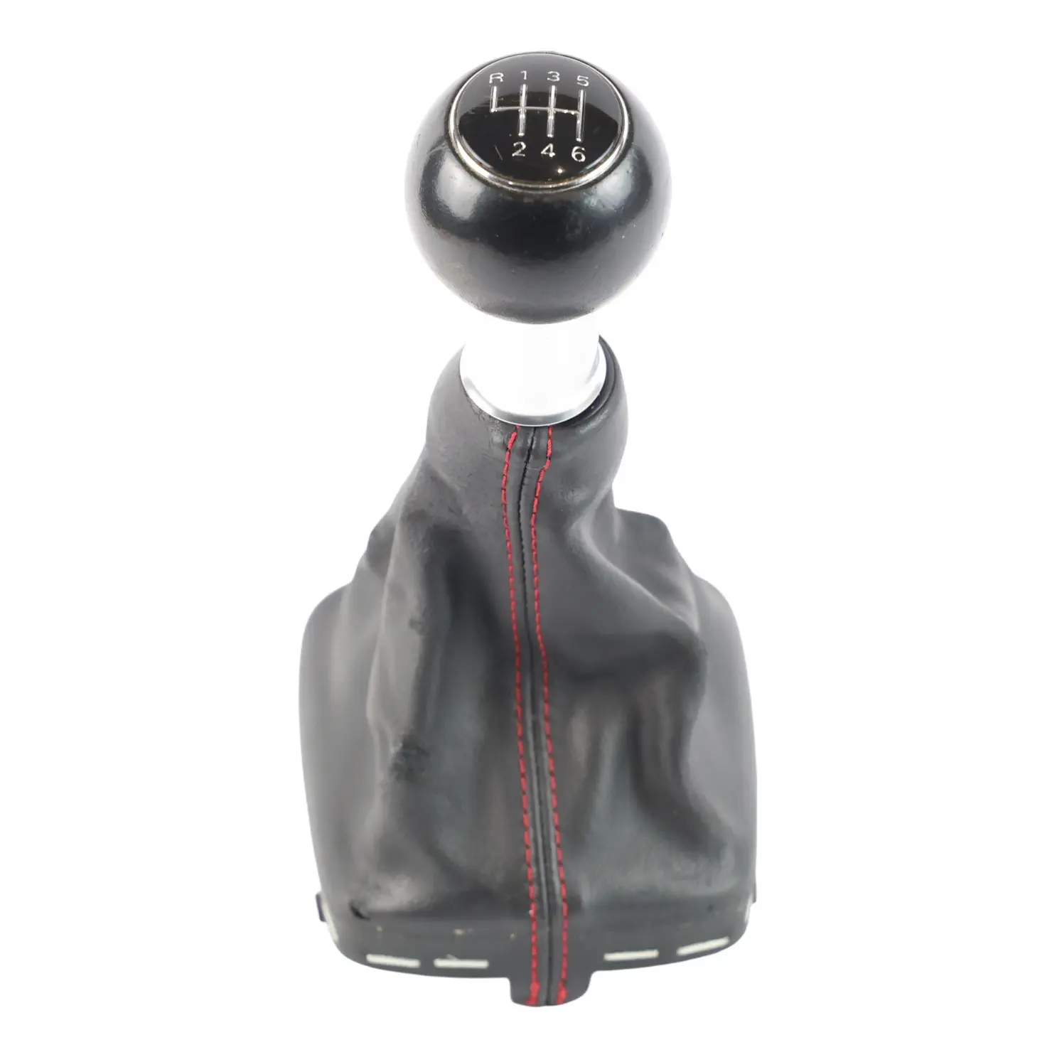 Audi A3 8P Gear Shifter Stick Selector Knob Manual 5 Speed Leather 8P0863278BR