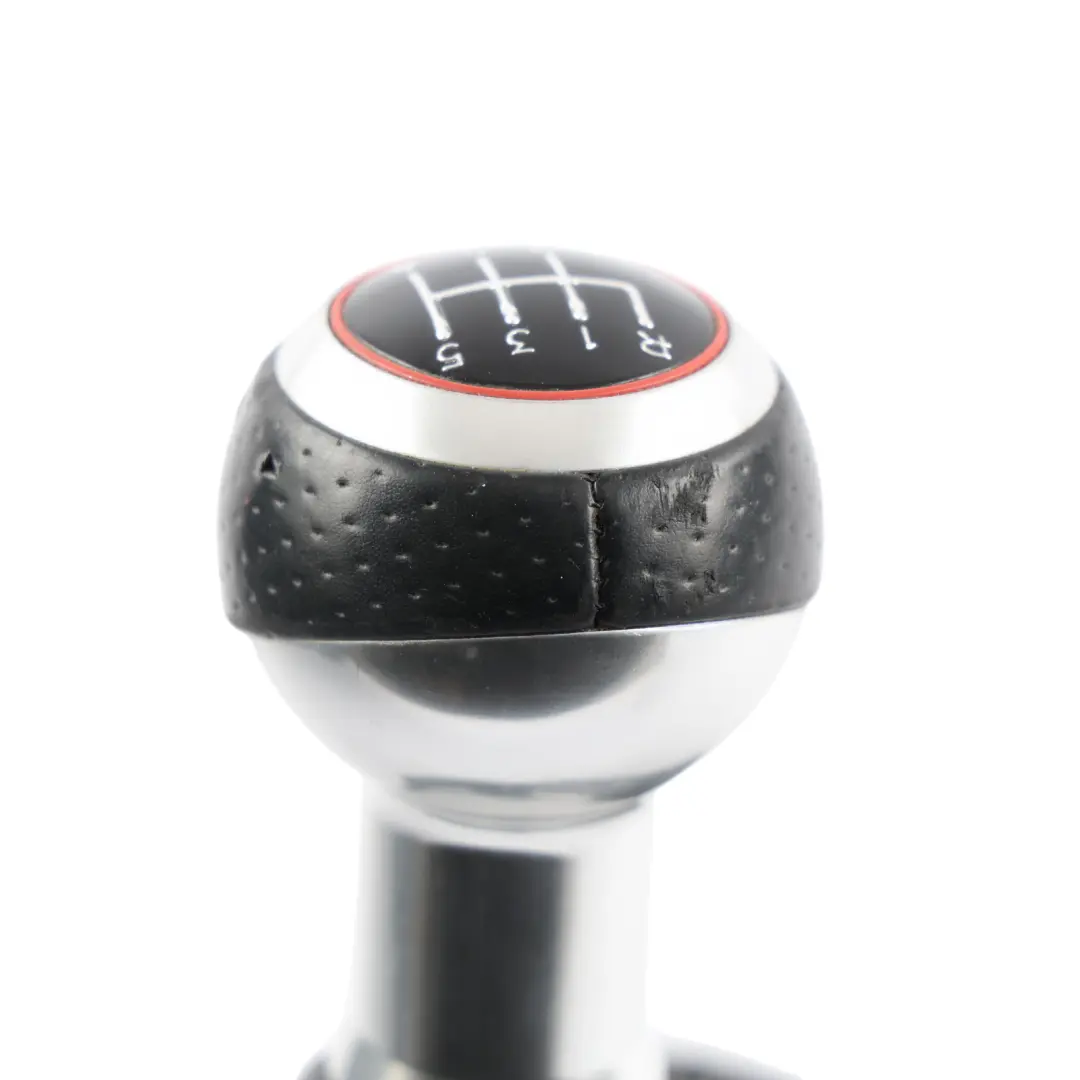 Audi A1 8X Gear Shifter Stick Selector Knob Manual 6 Speed Leather - SKU 8P0863279A-3 - Part number 8P0863279A