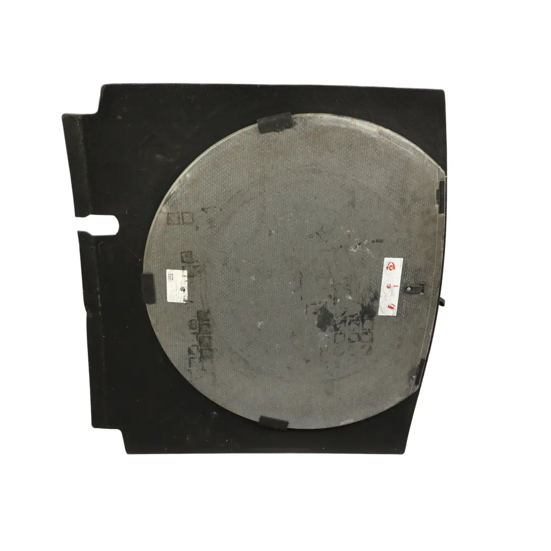 Trunk Floor Boot Panel Carpet Black Spare Wheel Cover to Audi A3 8P with Part number 8P0863463F Audi A3 8P Trunk Floor Boot Panel Carpet Black Spare Wheel Cover - SKU 8P0863463F - Part number 8P0863463F