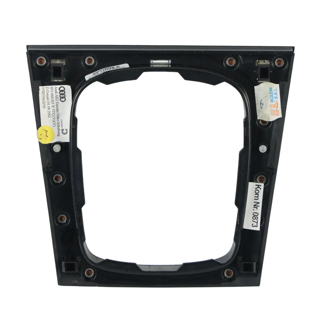 Audi A3 8P Set Pomello Cambio Legno Cornice Posacenere Manuale Vavona - SKU 8P0864261B-1 - Numero di parte 8P0864261B