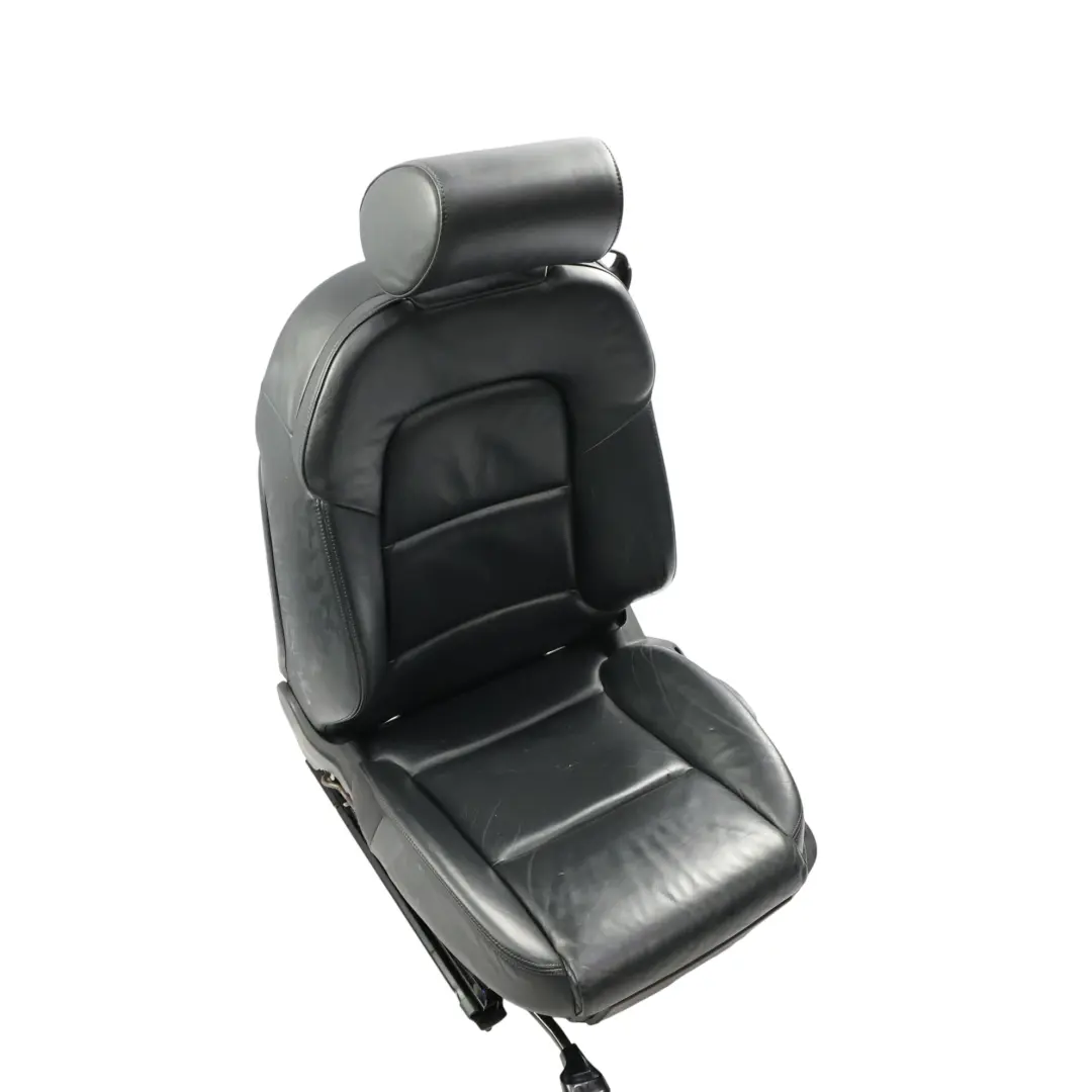 Audi A3 8P Sportback Sedile Anteriore Sinistro Interno Pelle Nera Nappa - SKU 8P0881805AL-1 - Numero di parte 8P0881805AL