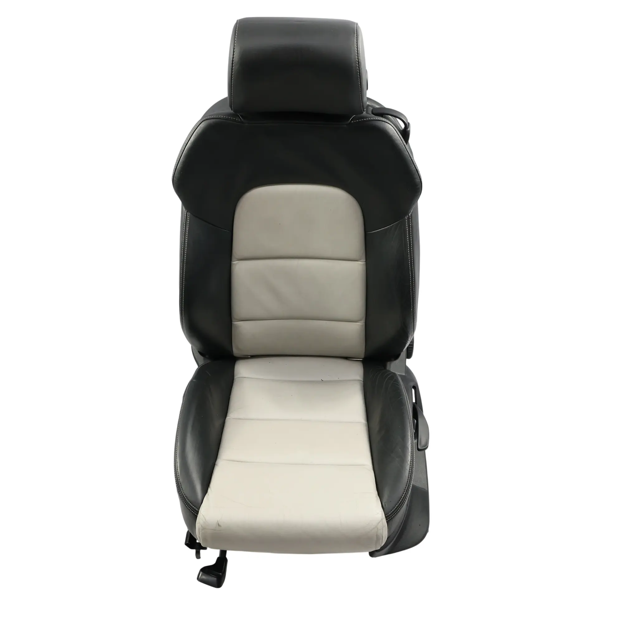 Audi A3 S3 8P 3 Door Sport Seat Front Left N/S Heated Leather Black Silver