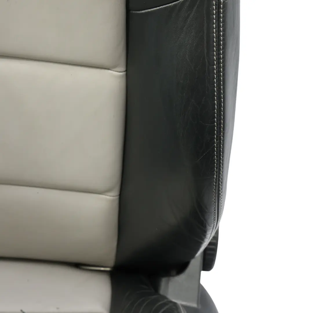 Audi A3 S3 8P 3 Door Sport Seat Front Left N/S Heated Leather Black Silver - SKU 8P0881805BG - Part number 8P0881805BG