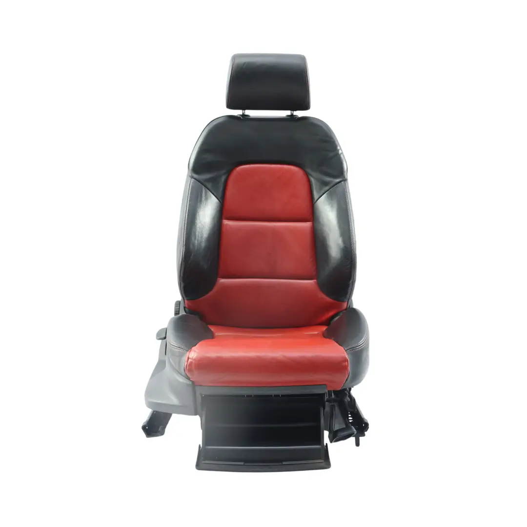 Door Seat Front Right O/S S-Line Fine Nappa Leather Black Red to Audi A3 8P 5 with Part number 8P0881806AM Audi A3 8P 5 Door Seat Front Right O/S S-Line Fine Nappa Leather Black Red - SKU 8P0881806AM-1 - Part number 8P0881806AM