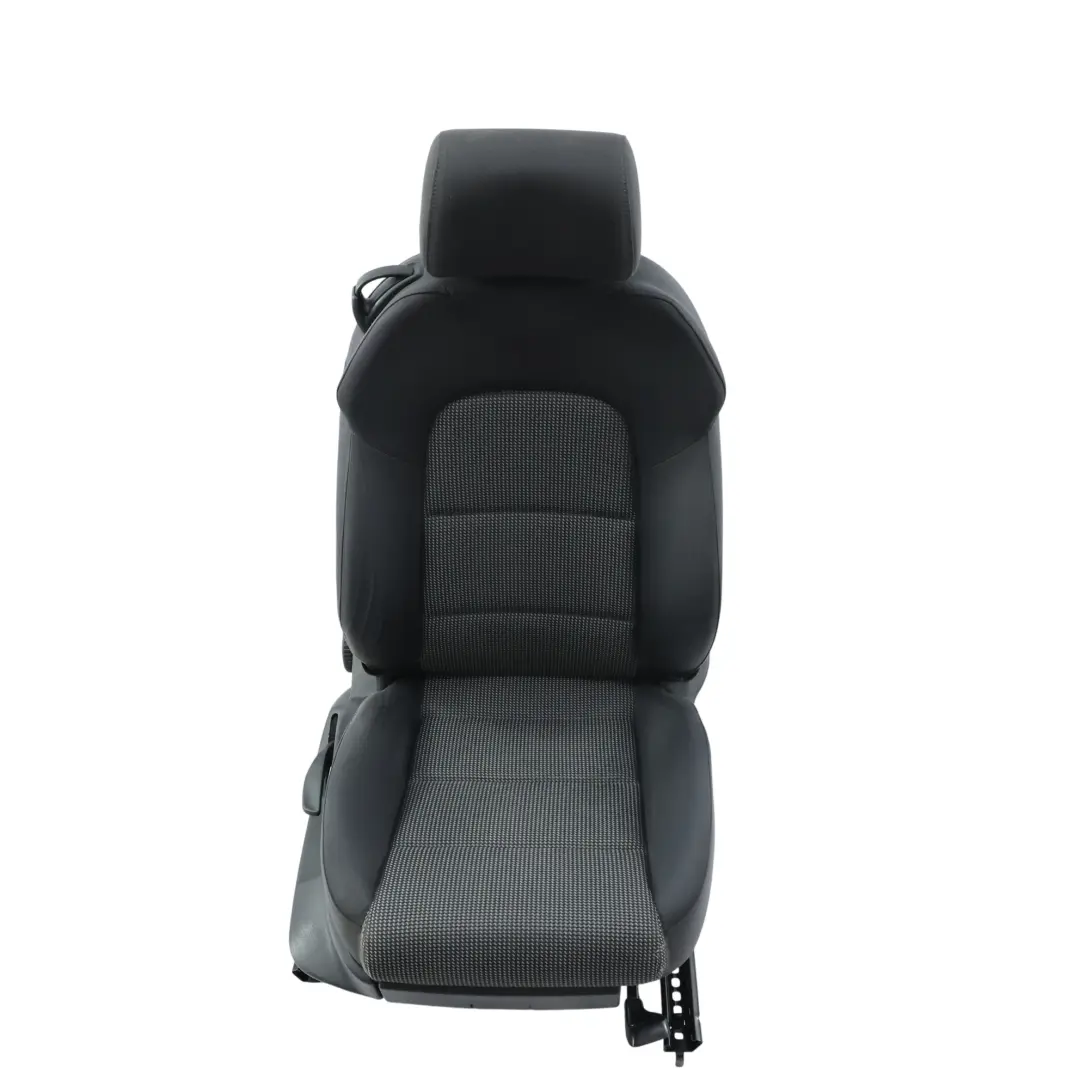 Audi A3 8P 3Dr Seat Front Left N/S Interior Cloth Fabric Dynamic Black Silver - SKU 8P0881806CK-1 - Part number 8P0881806CK