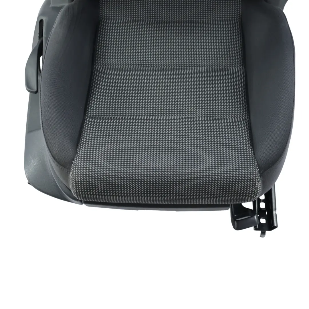 Audi A3 8P 3Dr Seat Front Left N/S Interior Cloth Fabric Dynamic Black Silver - SKU 8P0881806CK-1 - Part number 8P0881806CK