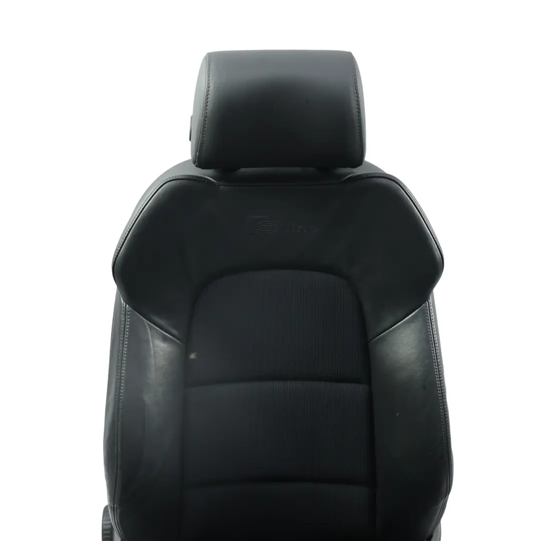 Sitz Vorne Rechts S-Line Innenraum Leder Stoff Schwarz für Audi A3 8P mit Teilenummer 8P0881806CT Audi A3 8P Sitz Vorne Rechts S-Line Innenraum Leder Stoff Schwarz - SKU 8P0881806CT-3 - Teilenummer 8P0881806CT