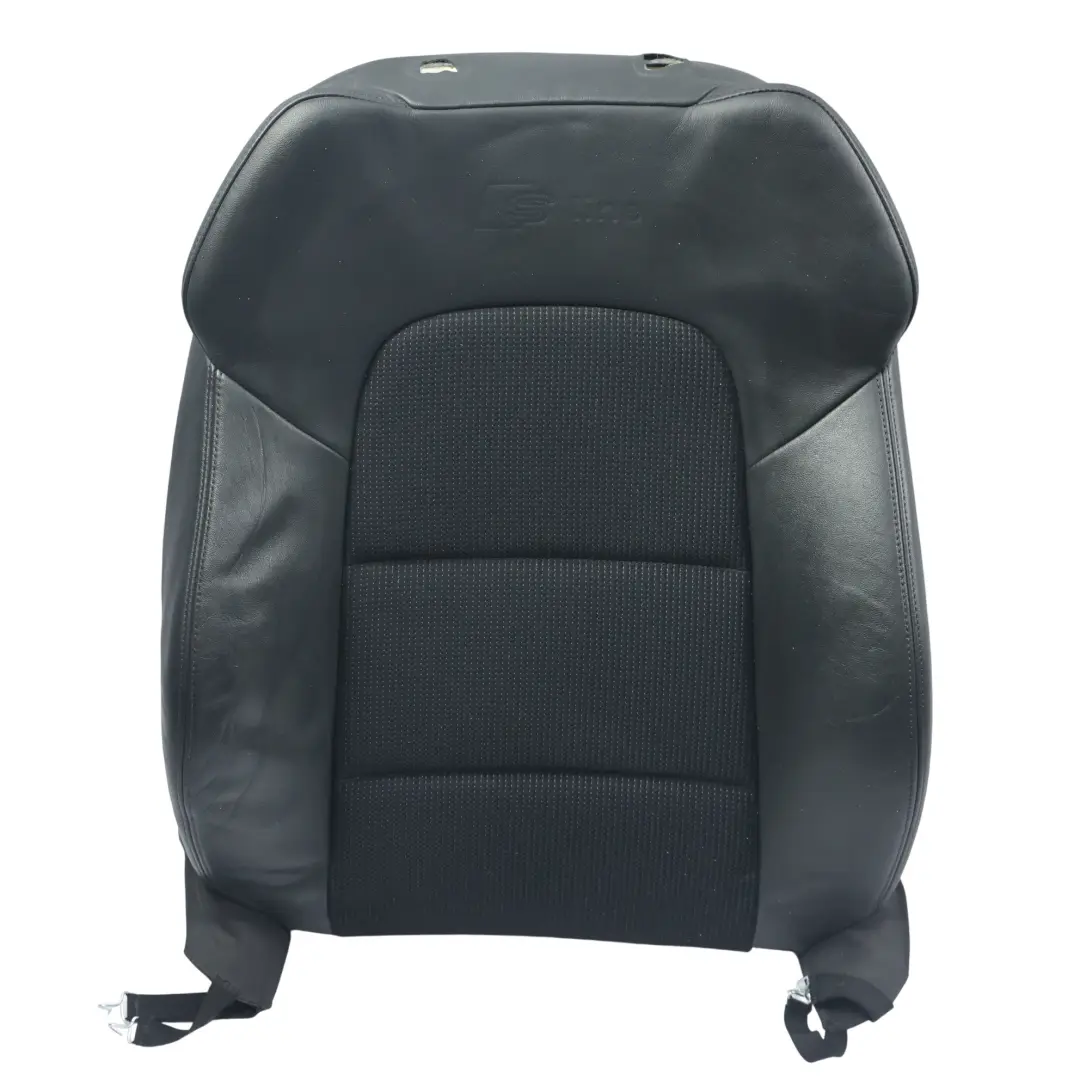 Audi A3 8P Schienale Sedile Anteriore Destro S-Line Tessuto Pelle Soul Nero - SKU 8P0881806DE-2 - Numero di parte 8P0881806DE