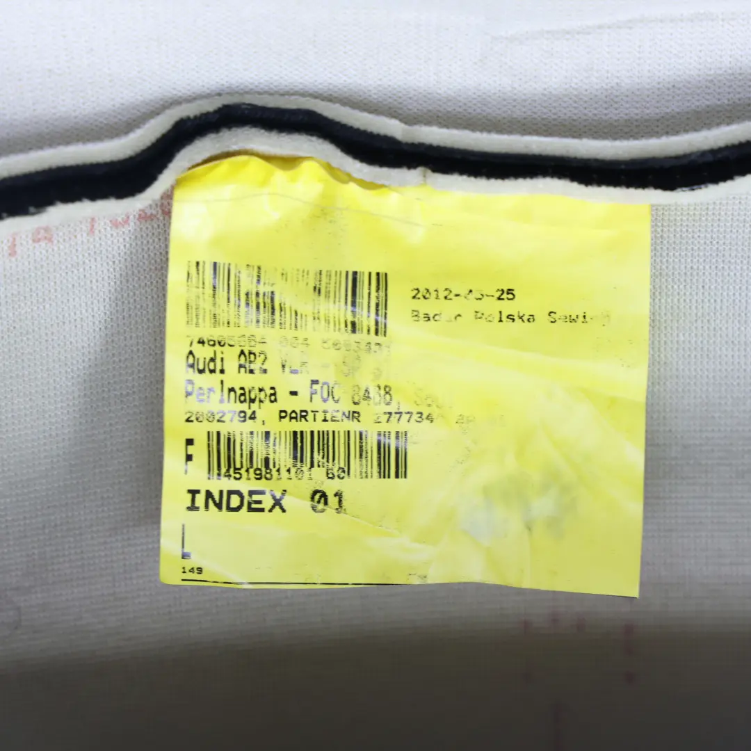 Vordersitz Rückenlehne Rechts S-Line Stoff Leder Soul Schwarz für Audi A3 8P mit Teilenummer 8P0881806DE Audi A3 8P Vordersitz Rückenlehne Rechts S-Line Stoff Leder Soul Schwarz - SKU 8P0881806DE-2 - Teilenummer 8P0881806DE