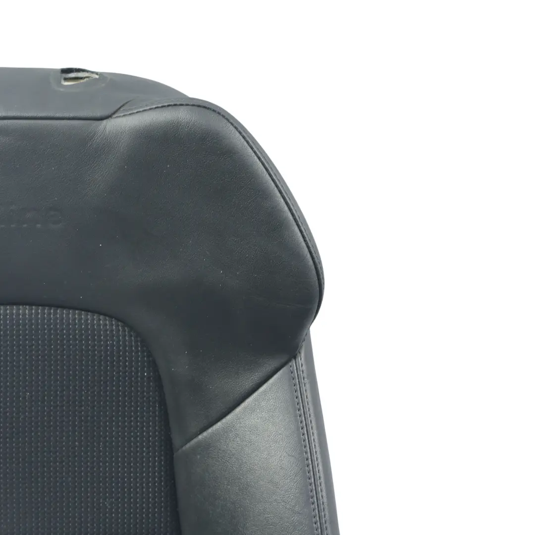 Audi A3 8P Front Seat Backrest Seat Right O/S S-Line Cloth Leather Soul Black - SKU 8P0881806DE-2 - Part number 8P0881806DE