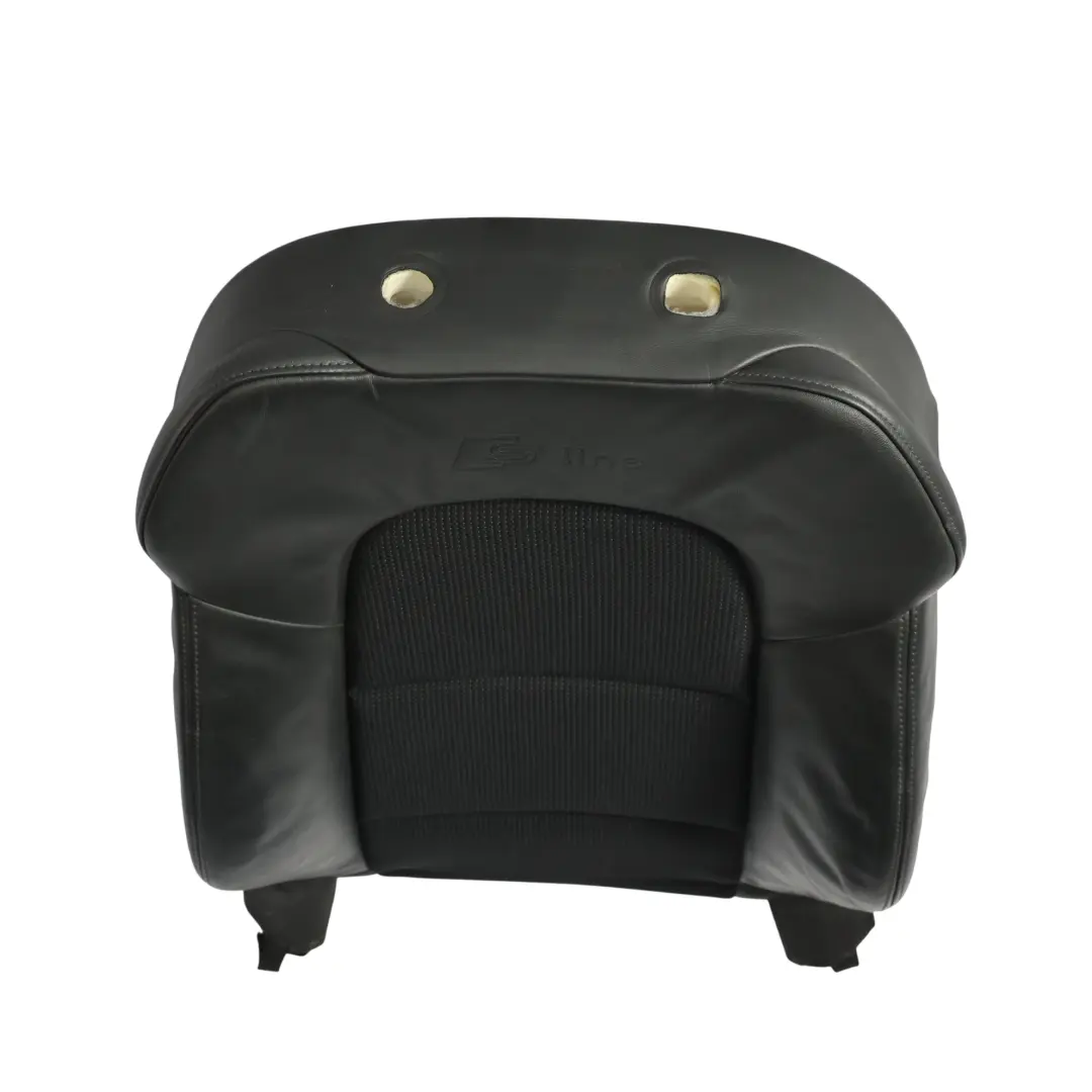 Audi A3 8P Vordersitz Rückenlehne Rechts S-Line Stoff Leder Schwarz - SKU 8P0881806DE-3 - Teilenummer 8P0881806DE
