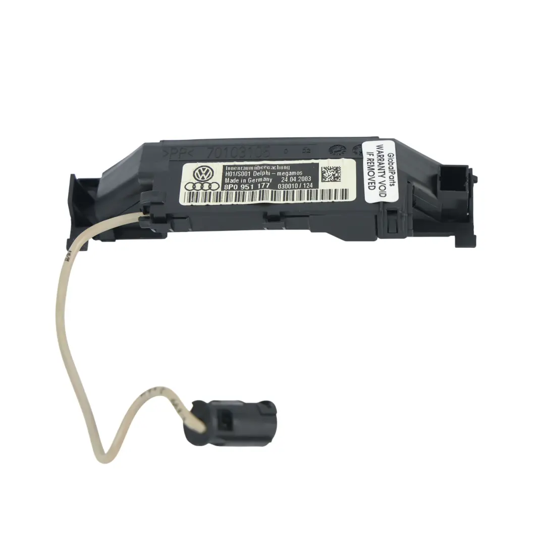 Interior Roof Cabin Reading Lamp Courtesy Light Front Mount to Audi A3 8P with Part number 8P0951177 Audi A3 8P Interior Roof Cabin Reading Lamp Courtesy Light Front Mount - SKU 8P0951177-7 - Part number 8P0951177