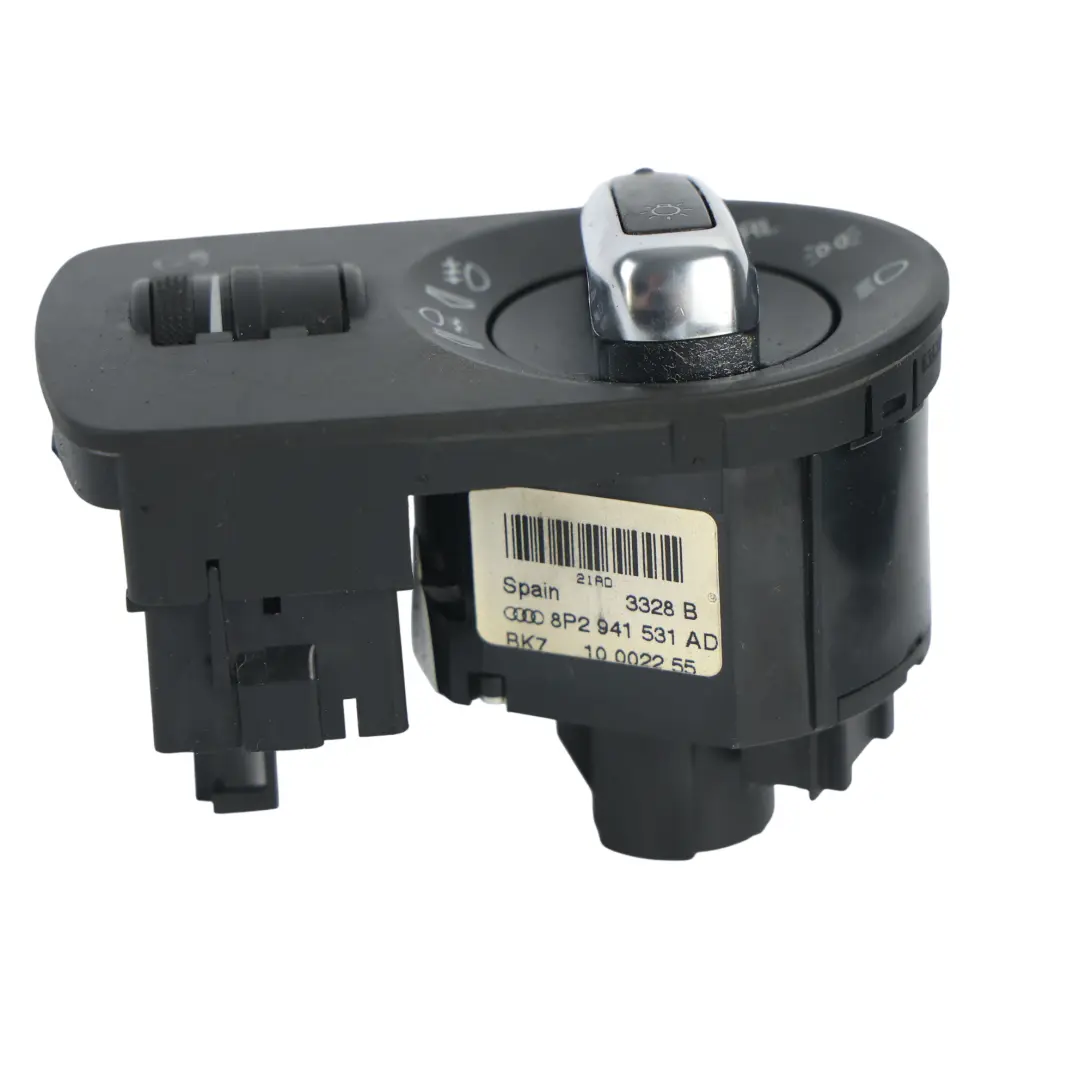 Audi A3 8P Headlight Control Switch DRL Lamp Light - SKU RHD-8P2941531AD - Part number 8P2941531AD