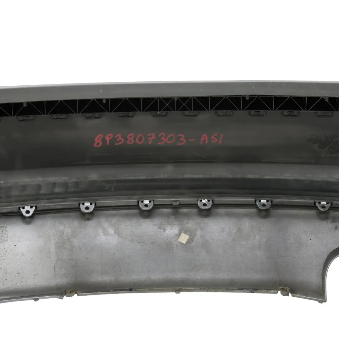 Audi A3 8P Rear Bumper Trim Panel 3-Door Version Akoya Silver Metallic - Y7H - SKU 8P3807303-ASI - Part number 8P3807303