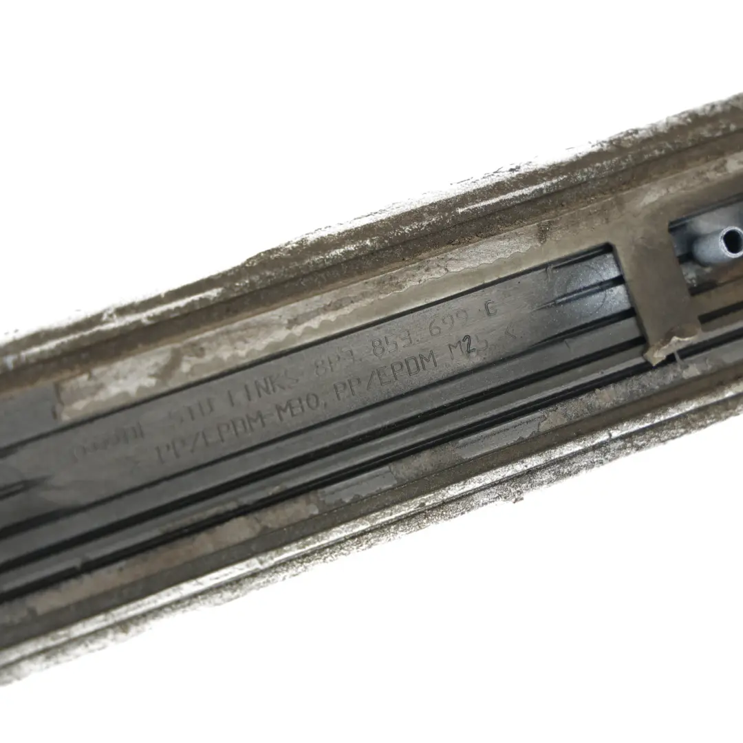 Audi A3 8P Moldura Panel Lateral Trasero Puerta Izquierda Blanco Ibis Y9C - SKU 8P3853699C-IWH - Número de pieza 8P3853699C
