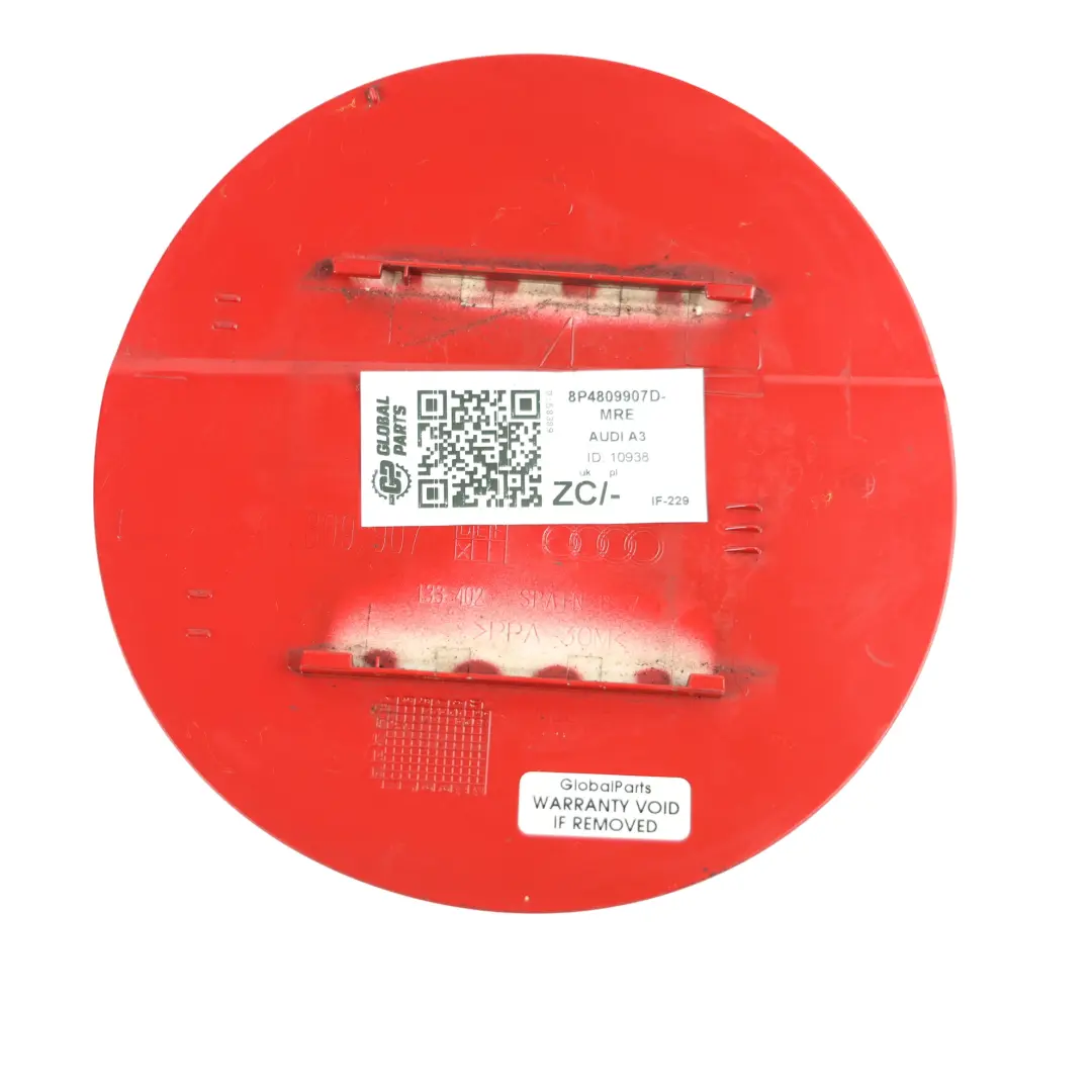 Flap Cover Filler Fill In Flap Misano Red Pearl - Z3M to Audi A3 8P Fuel with Part number 8P4809907D Audi A3 8P Fuel Flap Cover Filler Fill In Flap Misano Red Pearl - Z3M - SKU 8P4809907D-MRE - Part number 8P4809907D
