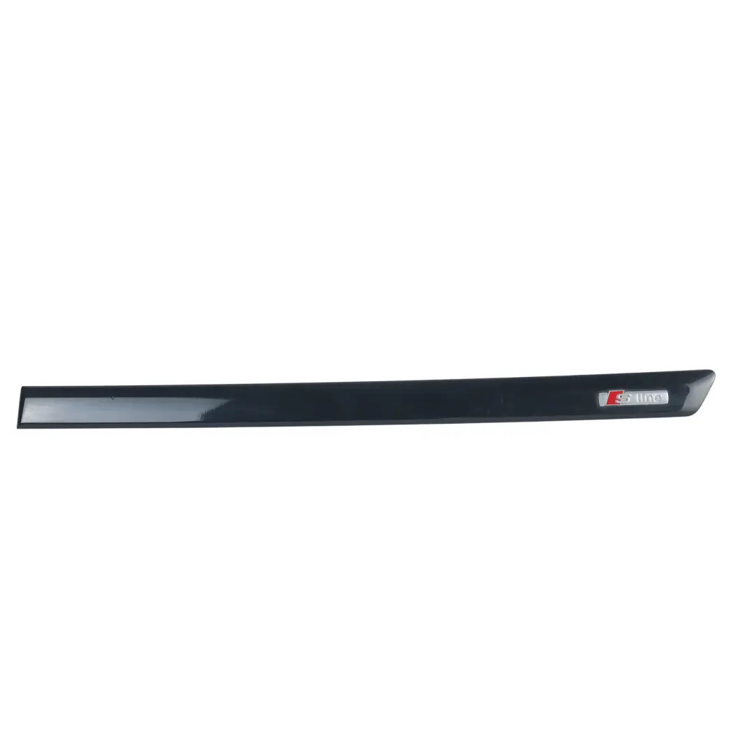 Audi A3 8P Moldura Umbral Puerta Trasera Izquierda Negro Ébano Z9W - SKU 8P4853963A-ESC - Número de pieza 8P4853963A