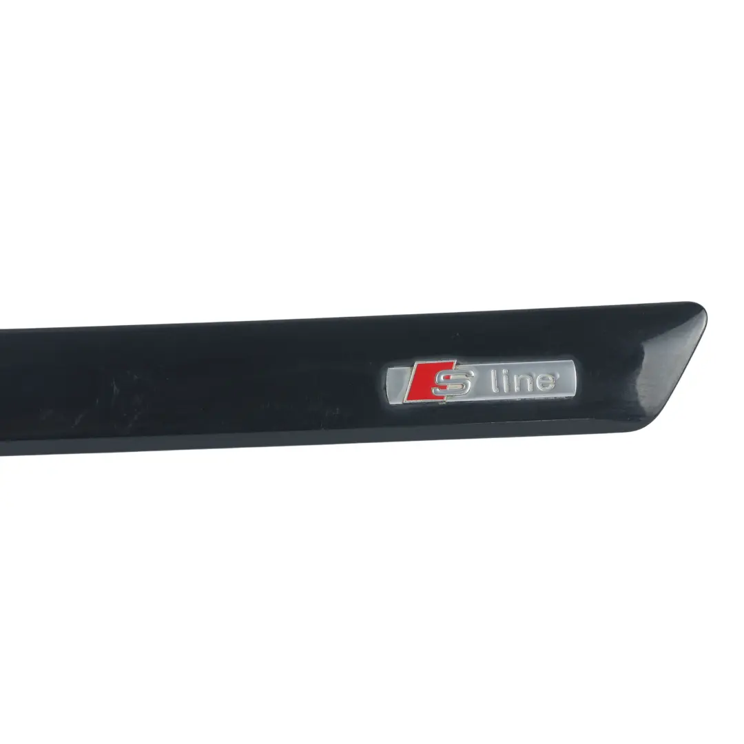 Door Sill Cover Strip Trim Left N/S Ebony Black - Z9W to Audi A3 8P Rear with Part number 8P4853963A Audi A3 8P Rear Door Sill Cover Strip Trim Left N/S Ebony Black - Z9W - SKU 8P4853963A-ESC - Part number 8P4853963A