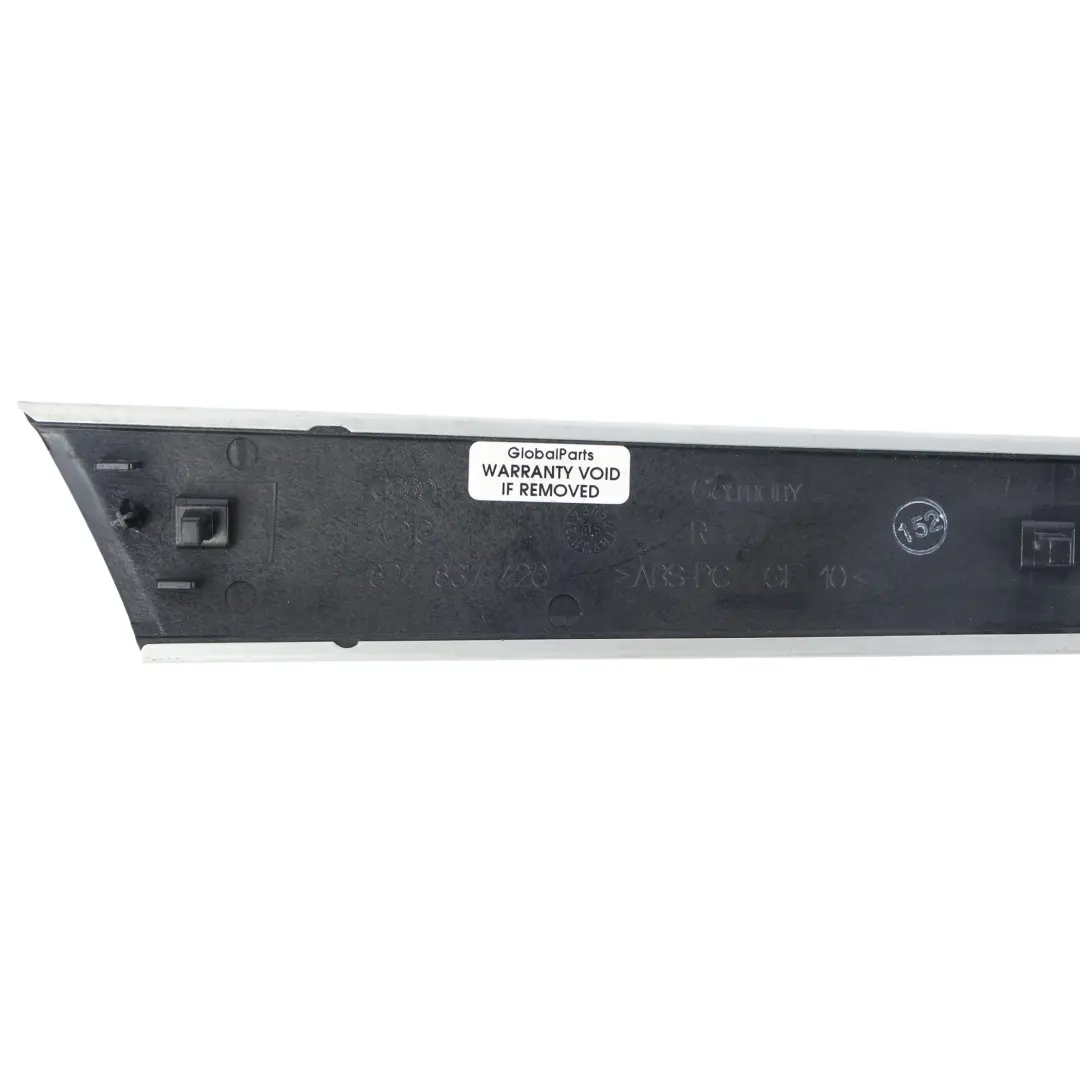 Audi A3 8P Rear Door Card Moulding Trim Decor Strip Right O/S Alu - SKU 8P4867420-1 - Part number 8P4867420