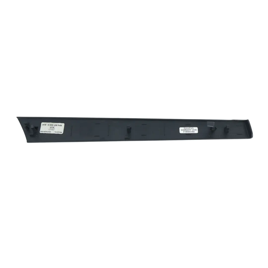 Audi A3 S3 8P 5Dr Door Card Trim Cover Panel Strip Rear Right O/S 8P4867420 - SKU 8P4867420G-1 - Part number 8P4867420G