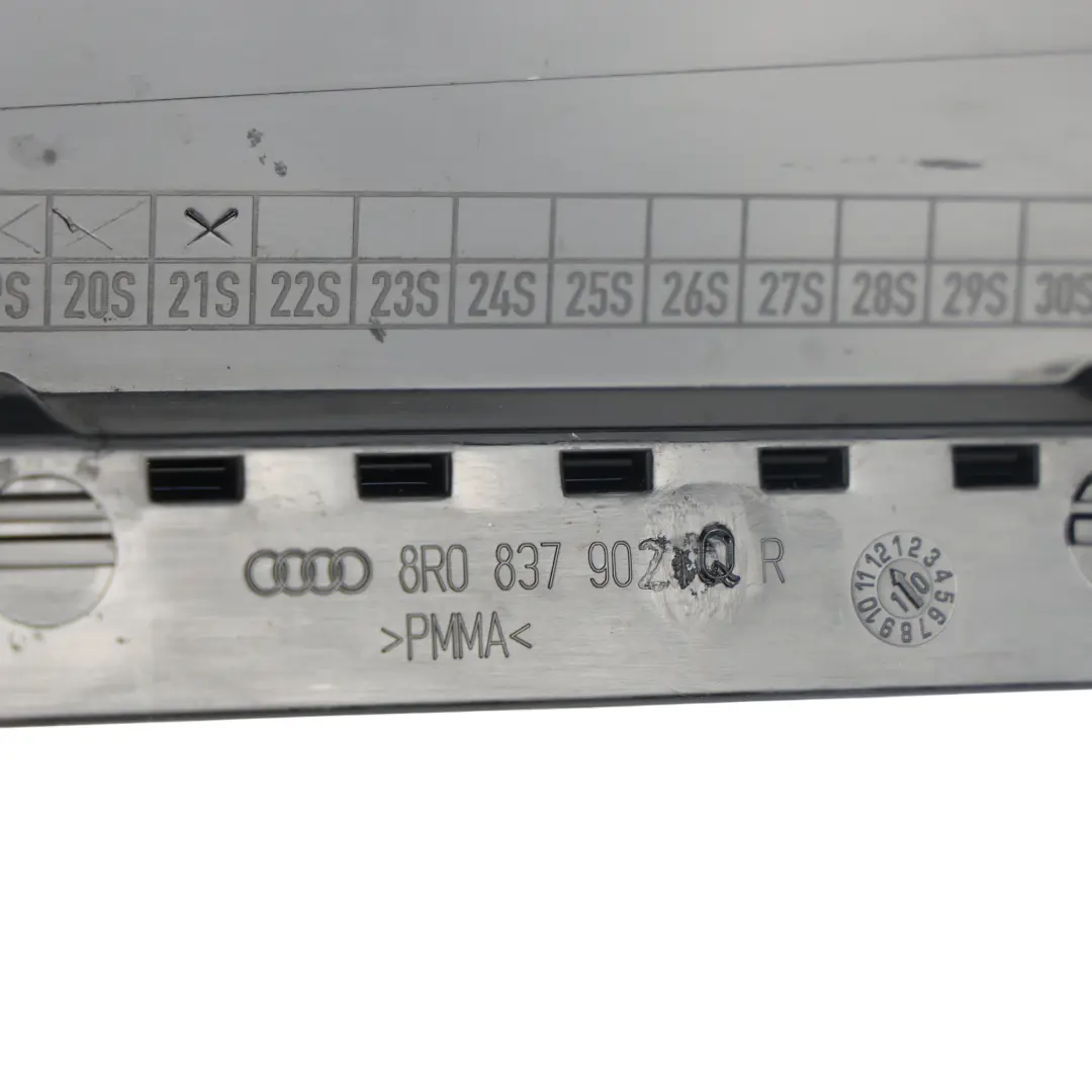 Pillar Front Door Window Guide Frame Trim Right O/S to Audi Q5 8R B with Part number 8R0837902Q Audi Q5 8R B Pillar Front Door Window Guide Frame Trim Right O/S - SKU 8R0837902Q - Part number 8R0837902Q