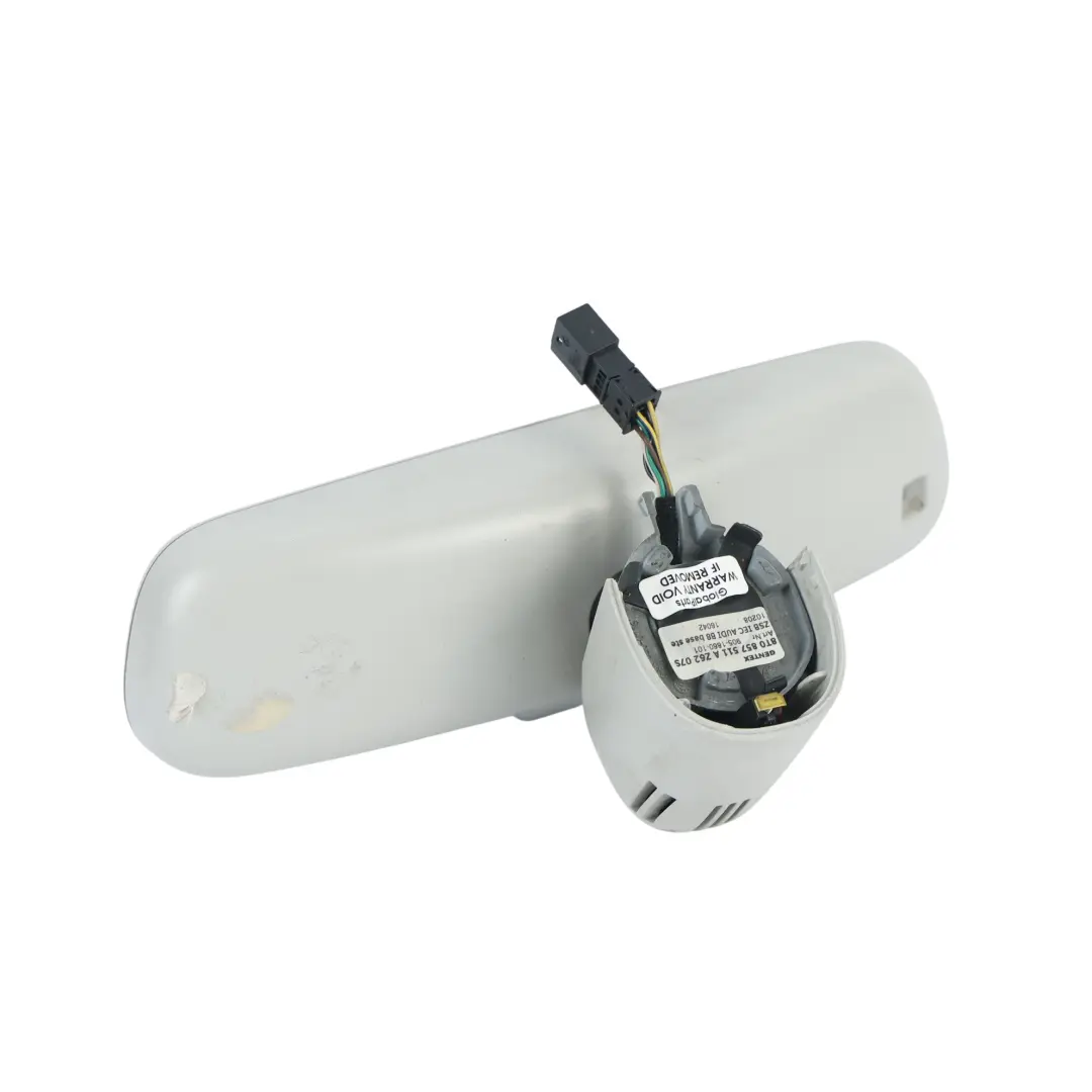 Audi A4 B8 Rear View Mirror Interior Auto-Dimming Grey - SKU 8R0857511B - Part number 8R0857511B