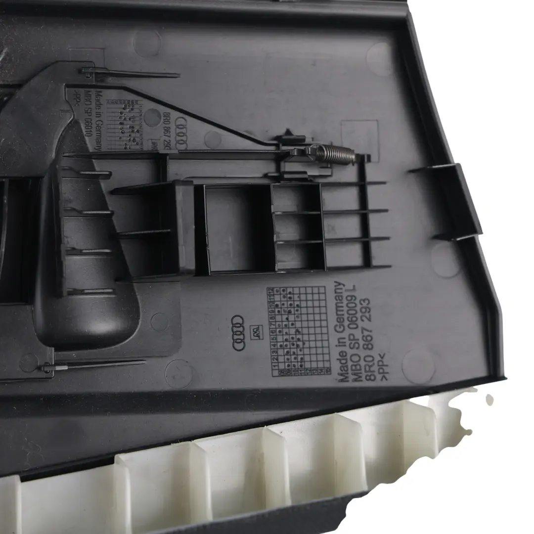 Audi Q5 8R Obere B-Säule Verkleidung Abdeckung Schwarz Links - SKU 8R0867243F - Teilenummer 8R0867243F
