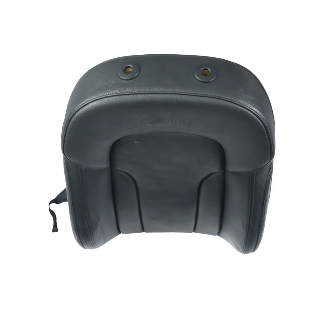 Audi Q5 8R S-Line Front Sport Seat Backrest Left N/S Black Leather - SKU 8R0881805S - Part number 8R0881805S