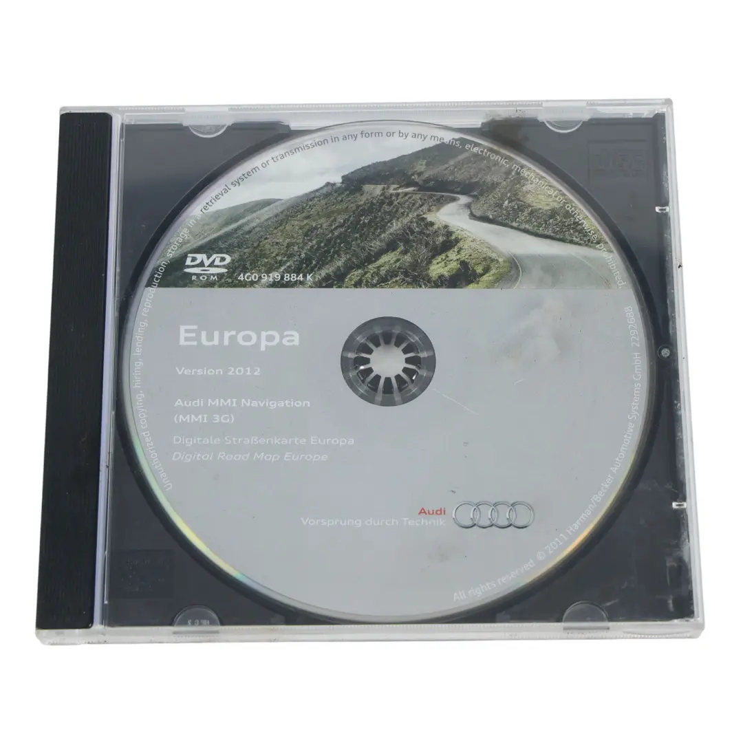 Système Navigation GPS Carte CD Disque Logiciel CG pour Audi A4 B8 à propos du numéro de pièce 8R0906961 Audi A4 B8 Système Navigation GPS Carte CD Disque Logiciel CG - SKU 8R0906961 - Numéro de pièce 8R0906961