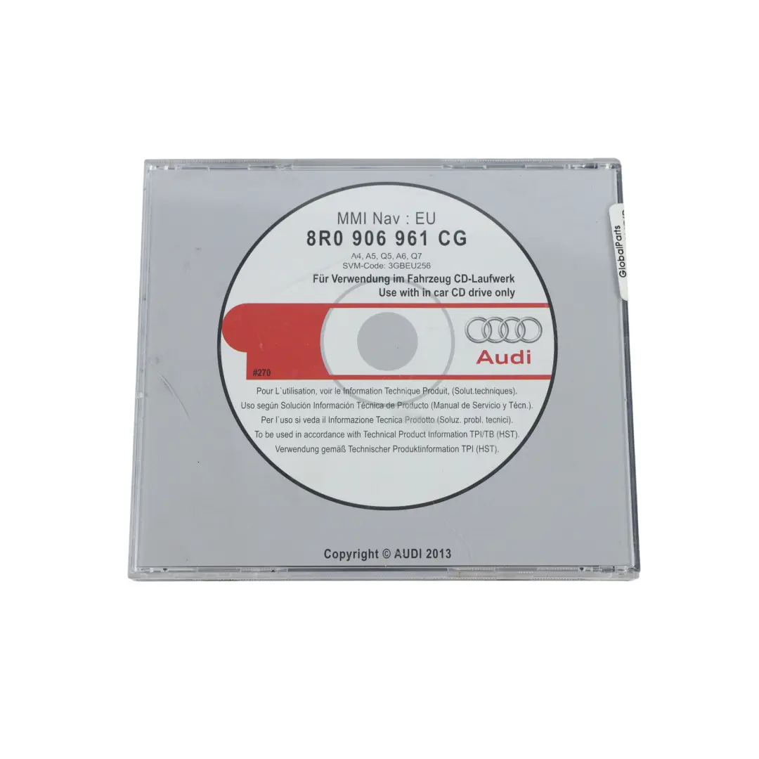 Audi A4 B8 Płyta CD Nawigacja GPS Mapa Oprogramowanie CG - SKU 8R0906961 - Numer Części 8R0906961