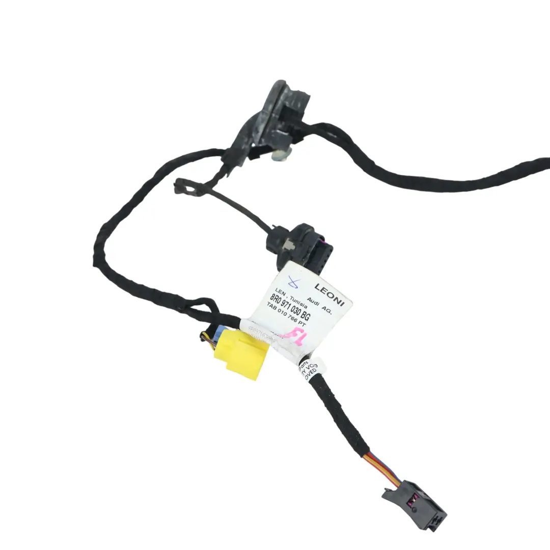 Faisceau Câblage Porte Avant Côté Passager pour Audi Q5 8R à propos du numéro de pièce 8R0971030BG Audi Q5 8R Faisceau Câblage Porte Avant Côté Passager - SKU 8R0971030BG - Numéro de pièce 8R0971030BG