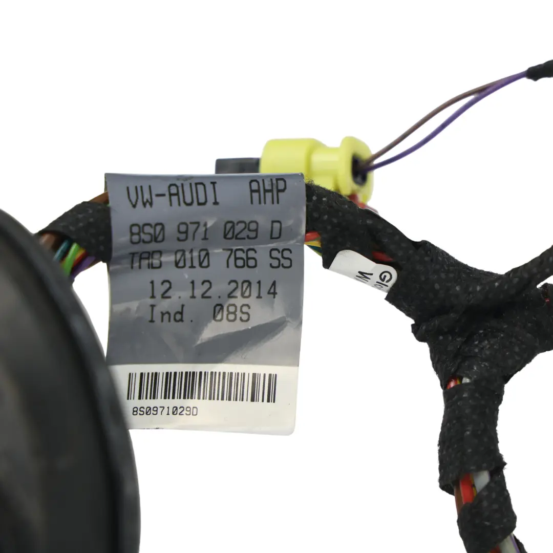 8S Vordertür Kabelbaum Kabelstrang Fahrerseite für Audi TT FV TTS mit Teilenummer 8S0971029D Audi TT FV TTS 8S Vordertür Kabelbaum Kabelstrang Fahrerseite - SKU 8S0971029D - Teilenummer 8S0971029D