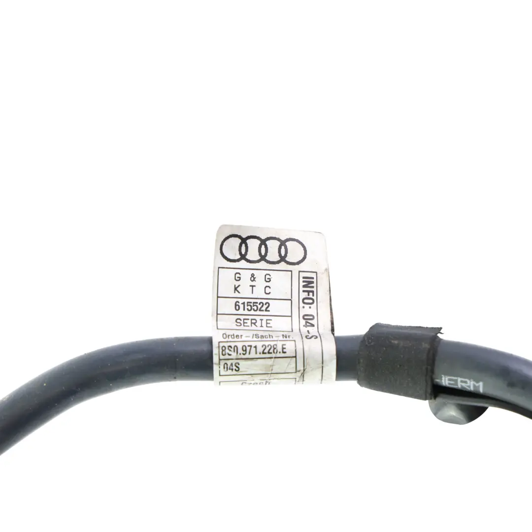 Starter Wiring Wire Loom Harness 2.0 TFSI Quattro to Audi TT FV with Part number 8S0971228E Audi TT FV Starter Wiring Wire Loom Harness 2.0 TFSI Quattro - SKU 8S0971228E - Part number 8S0971228E