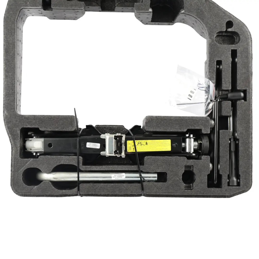 Audi A4 B8 A5 8T Boot Tool Kit Holder Mount Foam Jack Wrench Tow Eye - SKU 8T0012109A-4 - Part number 8T0012109A