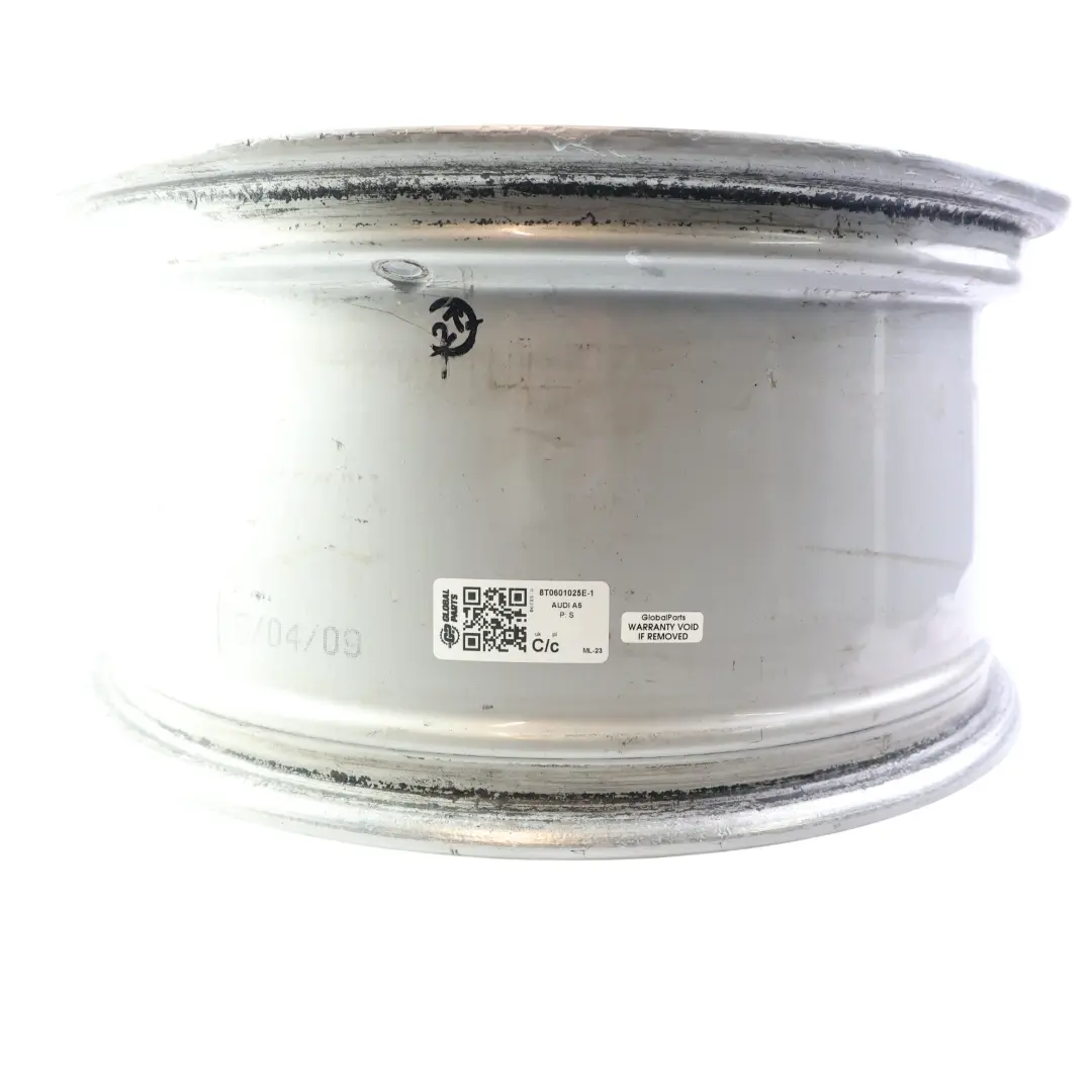 Audi A5 8T Wheel Rim Alloy Silver 18" 8.5J ET:29 Star Spoke - SKU 8T0601025E-1 - Part number 8T0601025E