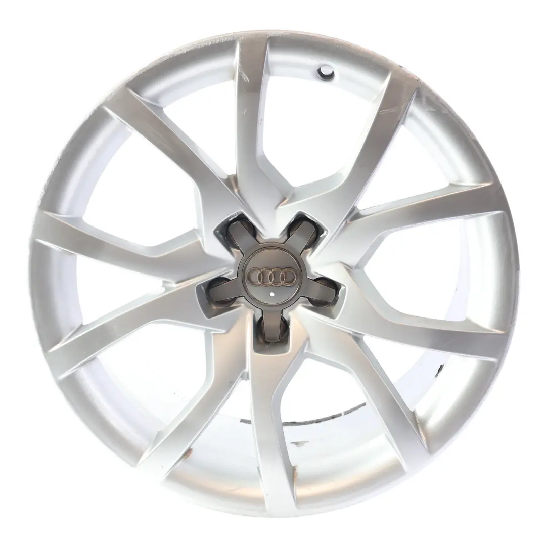 Rim Alloy Silver 18" 8.5J ET:29 Star Spoke to Audi A5 8T Wheel with Part number 8T0601025E Audi A5 8T Wheel Rim Alloy Silver 18" 8.5J ET:29 Star Spoke - SKU 8T0601025E-2 - Part number 8T0601025E