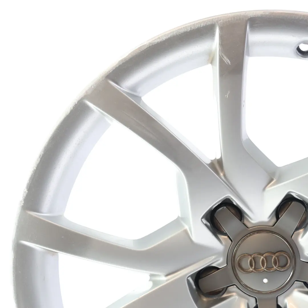 Llanta Aleación Plata 18" 8.5J ET:29 Star Spoke para Audi A5 8T con número de pieza 8T0601025E Audi A5 8T Llanta Aleación Plata 18" 8.5J ET:29 Star Spoke - SKU 8T0601025E-2 - Número de pieza 8T0601025E