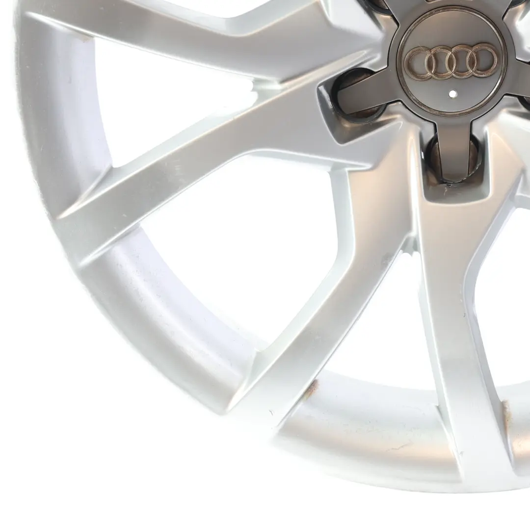 Llanta Aleación Plata 18" 8.5J ET:29 Star Spoke para Audi A5 8T con número de pieza 8T0601025E Audi A5 8T Llanta Aleación Plata 18" 8.5J ET:29 Star Spoke - SKU 8T0601025E-2 - Número de pieza 8T0601025E
