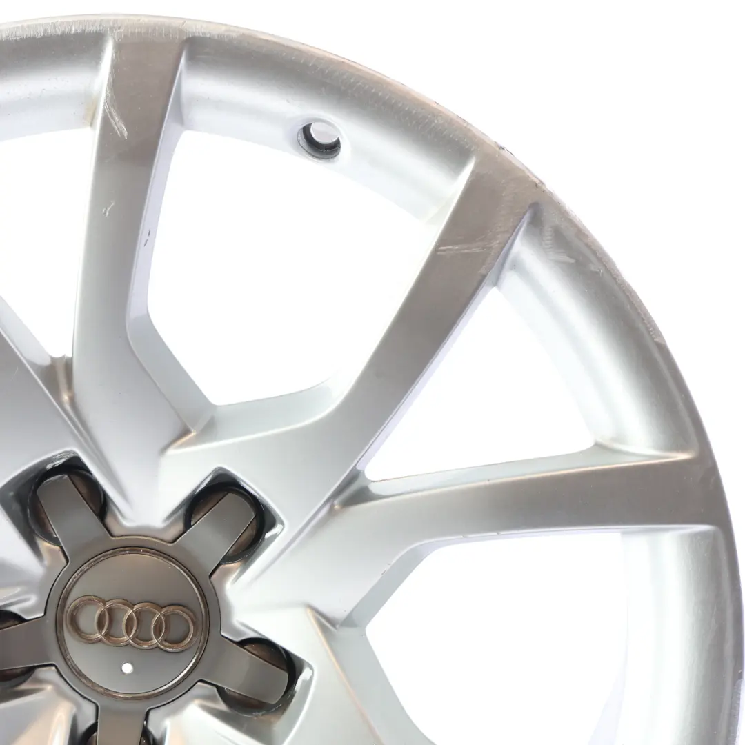 Audi A5 8T Wheel Rim Alloy Silver 18" 8.5J ET:29 Star Spoke - SKU 8T0601025E-2 - Part number 8T0601025E
