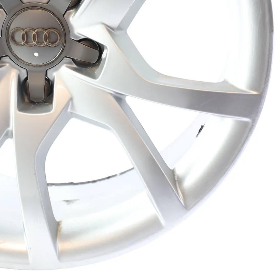 Llanta Aleación Plata 18" 8.5J ET:29 Star Spoke para Audi A5 8T con número de pieza 8T0601025E Audi A5 8T Llanta Aleación Plata 18" 8.5J ET:29 Star Spoke - SKU 8T0601025E-2 - Número de pieza 8T0601025E