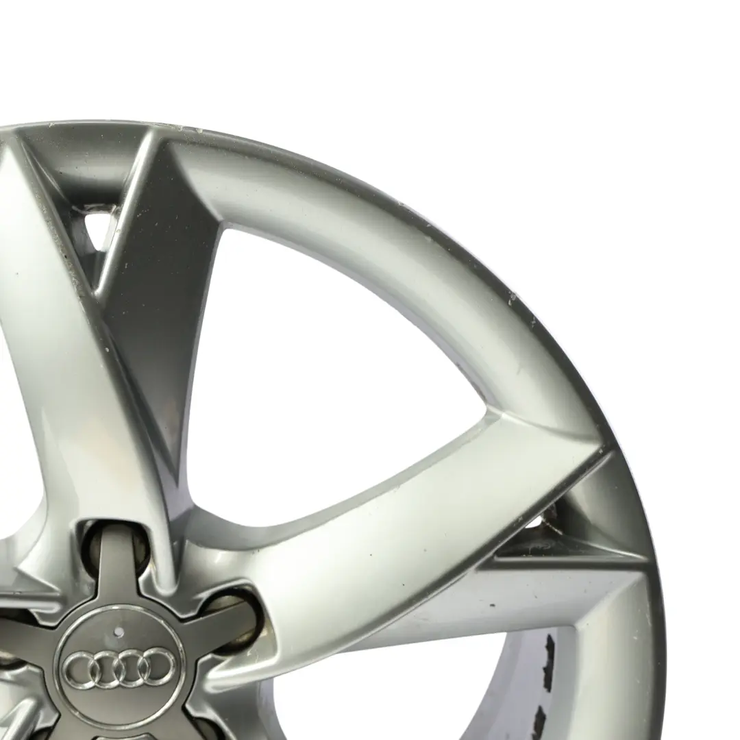 Audi A5 8T Silver Wheel Alloy Rim 19" 8.5J ET:32 Star Spoke - SKU 8T0601025F-SL2 - Part number 8T0601025F