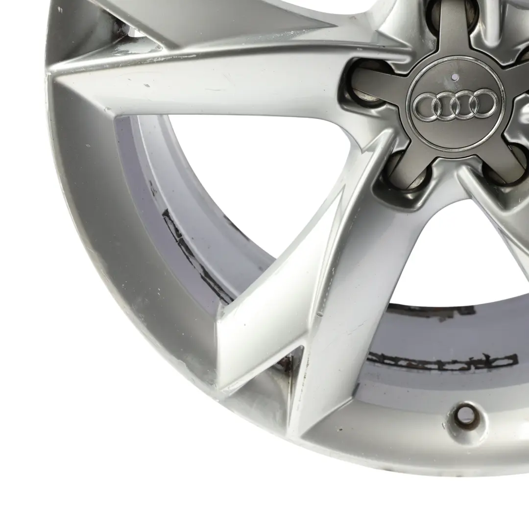 Audi A5 8T Silver Wheel Alloy Rim 19" 8.5J ET:32 Star Spoke - SKU 8T0601025F-SL2 - Part number 8T0601025F