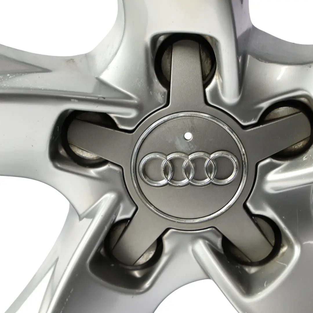 Audi A5 8T 19" 8.5J ET:32 Srebrna Felga Aluminiowa - SKU 8T0601025F-SL2 - Numer Części 8T0601025F
