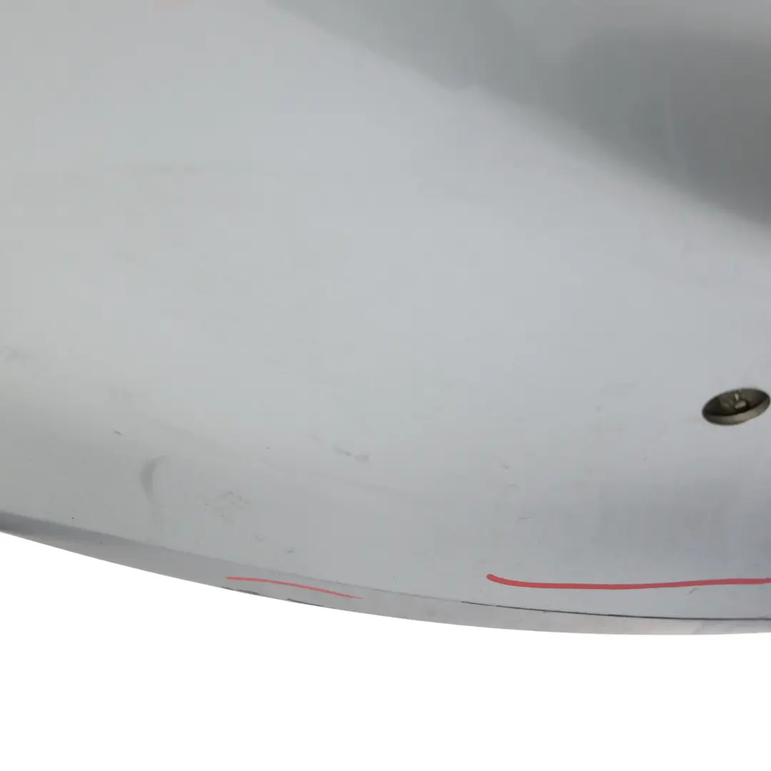 Audi S5 8T Rear Bumper Trim Panel Covering Monza Silver Metallic - X7V - SKU 8T0807303C-MSIL - Part number 8T0807303C