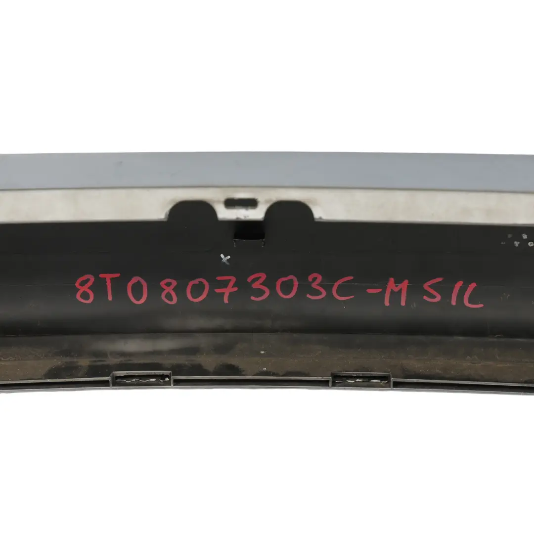 Audi S5 8T Zderzak Tylny Monza Silver Srebrny Metalik - X7V - SKU 8T0807303C-MSIL - Numer Części 8T0807303C
